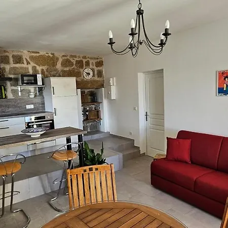 T2 Typique Au Coeur Du Village Et Vue Sur Le Golfe Olmeto